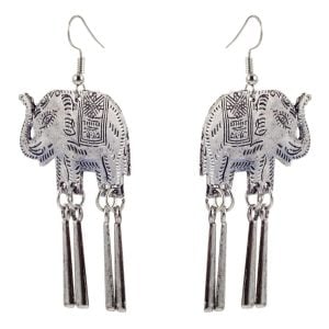Elephant Charm Earrings