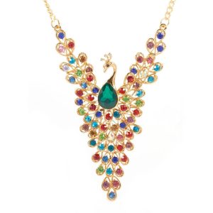 Peacock Statement Necklace