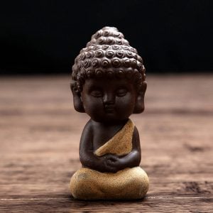 Baby Buddha statue monk figurine tathagata India Yoga