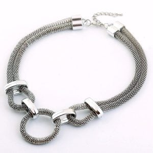 Statement Silver Necklace