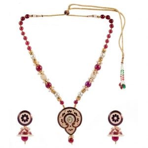 Ethnic Meenakari Necklace Set