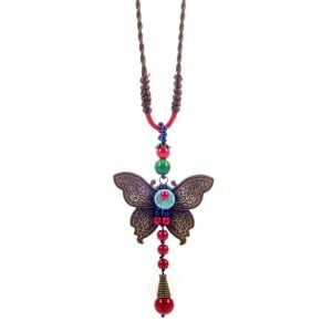 Long Butterfly Necklace