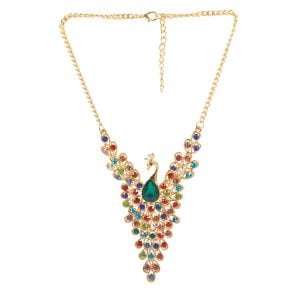 Peacock Statement Necklace