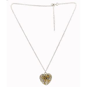 Glow Heart Shaped Necklace Charm