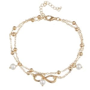 Infinity Silver Anklet