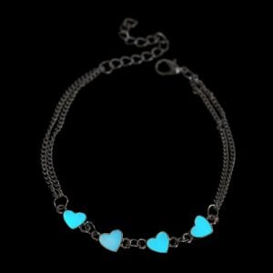 Neon Heart Anklet